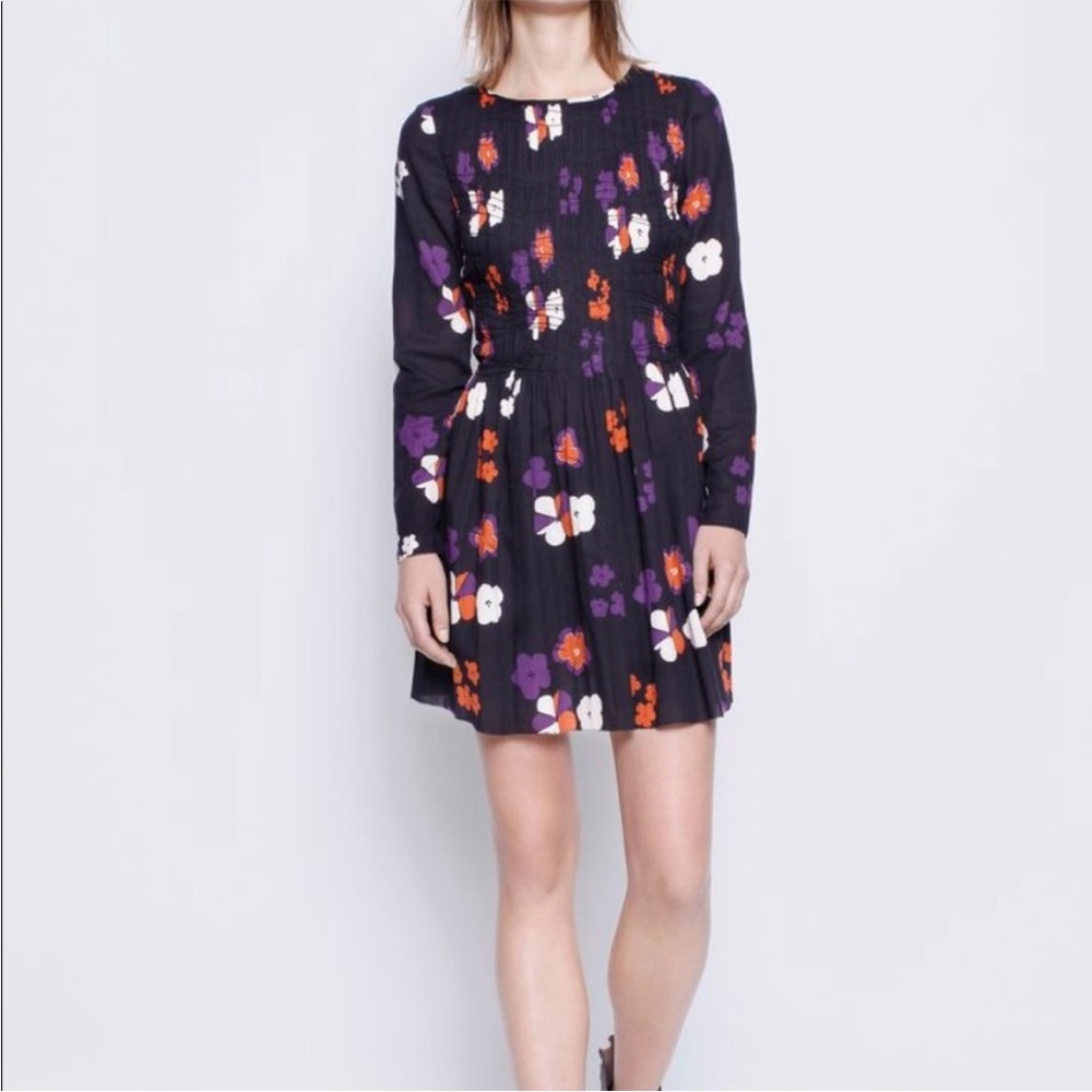 Zadig & Voltaire Rodin print Arty floral print dress, size S